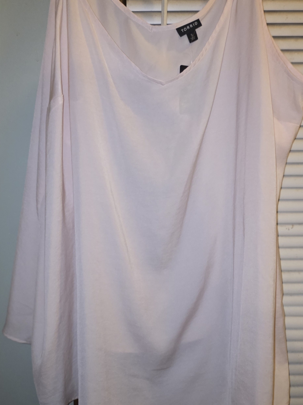 Nwt Torrid Light Blush Pink V-Neck Tank Sz 5